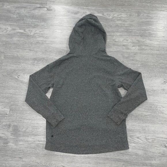 Lululemon Women 8 Split Pullover Hoodie Stretch French Terry Relaxed Pocket Yoga - Picture 2 of 9
